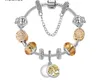 Charm Beads Bracelet 925 Silver Pandora Bracelets Life Tree Pendant Bangle Charm Gold Bead as Gift Diy Jewelry