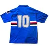 90 91 Sampdoria Mancini Vialli 홈 축구 유니폼 1990 1991 Maglie da Calcio Sampdoria 레트로 빈티지 클래식 축구 셔츠 Maillot