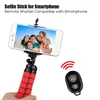 Evrensel Bluetooth Uzaktan Shutter ile Cep Telefonu Araç Kamera Selfie'nin Monopod için dirseğini Standı Esnek Ahtapot Tripod Telefon Tutucu