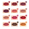 Pudaier 12 pièces crayon à lèvres stéréoscopique ensemble lisse imperméable longue durée velours mat Lipliner mode lèvres maquillage