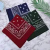 Newest Hip-hop Cotton Blended Quality Bandanas For Men Women Magic Head Scarf Scarves Wristband Kerchief Square 55cm*55cm 22 Colors