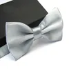 Mäns Fashion Tuxedo Bowtie Butterfly Bow Slipsar För Män Bröllopsfest Bordeaus / Svart / Vit / Silver / Champagne / Navy Blå / Rosa / Blå