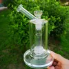 8.6 Inch Glas Bong Sidecar Mondstuk Waterleidingen Matrix Percolator Clear Oil Rigs Mobius Logo DAB RIGHT MET BOOM MB01