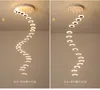 LED -pendellampor Spiral Stair Light Enkel inomhusbelysning Villa Office El Lobby Lamp Chandelier Round Lamps Droplight Createi6909361