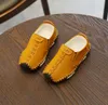 Nya barn skor barn läder casual sneakers mode flickor platt skor student pojkar loafers småbarn baby skor