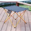 Draagbare opvouwbare tabel Camping tuinmeubilair computer bed tafel picknick aluminiumlegering ultralicht vouwtafel