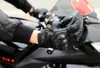 HTMOTOTORE Moda Odkryty Sporty Dorywczo męskie Rękawice Skórzane Motocykl Wyścigi Cross Country Full Finger