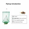 DHL le ranch Fly Trapper réutilisable bug de ravageur réutilisable Hanging Fly Catcher Killer Cage Mosquito Zapper Cage Net Trap2836746