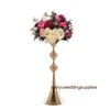 Nieuwe stijl nieuwste ontwerp Goedkope Big Tall Floral Wedding CenterPieces Metal Tribune te koop Senyu0312