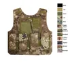 야외 전술 Molle Child Vest 스포츠 야외 위장 차체 갑옷 전투 전투 허리 코트 No06-029