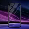 Venta al por mayor, funda de teléfono móvil de cristal estrellado personalizada para iPhone XS MAX, funda de vidrio templado para teléfono móvil