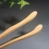 Pinza de té de bambú natural de 18 cm Pinza de té hecha a mano cuchara de alta calidad Varillas de té de bambú chino Herramientas LX1721