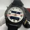 NYA PROFESSIONELLA herrklockor Quartz elektronisk display med dubbla tidszoner orologio di lusso VB5010221B1W1 Armbandsur i flätat läder