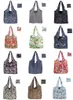 Nueva bolsa plegable bolsas de compras bolsa de almacenamiento reutilizable bolsos ecológicos bolsas de mano hombro impreso grande 7066