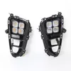 July King LED Daytime Running Lights DRL Case for Kia Picanto 2017+, 12W 6000K 4LEDs Fog Lights + Yellow Turn Signals