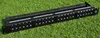 Freeshipping Netzwerk CAT6 48 Ports Patch Panel 19" 1U - Mit Kabelmanagement und RJ45-Buchse mit Shutter-Design