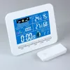 Freeshipping Numérique Sans Fil Électronique Température Humidité Compteur LCD Station Météo Intérieur Extérieur Thermomètre Humidité