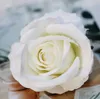 10 قطع مزيج اللون الاصطناعي لينت روز زهرة رئيس 8 سنتيمتر ل حفل زفاف ديكور المنزل الزهور