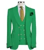 Latest Design Two Button Man Business Suits Groom Tuxedos Peak Lapel Men Party Coat 3 pieces Suits Sets (Jacket+Pants+Vest+Tie) K44