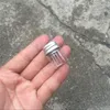 100 adet 22x30mm 5 ml spiral ağız alüminyum kap mini cam şişeler uçucu yağ tütsü cam şişeleri isteyen yıldız şişeleri