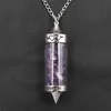 qimoshi Reiki Healing Crystal Ciondolo Bottiglia dei desideri Collana con catena maglione Ciondolo Lady Collana con personalità dal temperamento selvaggio