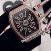 Neue Saratoge V45 SC DT Yachting Automatik-Herrenuhr mit 5N-Roségoldgehäuse, schwarzes Zifferblatt, Diamantlünette, Leder-/Kautschukarmbanduhren Watch_Zone