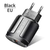 QC3.0 Cargador de pared de carga rápida Eu EE. UU. Enchufe 5V 3A 9V 2A Adaptador para Samsung Tablet PC Mp3