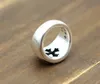 Fashion-Sterling Silver Ringar Trend Personlighet Smycken Punk Style Mens och Womens Lovers Present Hip Hop Cross Style Luxury Designer