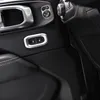 Anello decorativo per interruttore serratura porta argento per Jeep Wrangler JL 2018 Presa di fabbrica Accessori interni auto di alta qualità231R