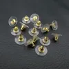 1000 teile/los Gold Silber Überzogene Ohrring Verschlüsse Kugel Stopper Earnuts Ohr Stecker Legierung Erkenntnisse Schmuck Zubehör Komponenten Großhandelspreis