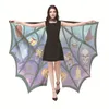 Halloween Cosplay Bat Wing Cape Party Pumpkin Print Cloak Props Costumes For Men Adult Cape