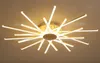 Новое поступление, современные светодиодные потолочные светильники для гостиной, спальни, столовой, кабинета, белого цвета, алюминиевые светильники MYY