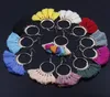 Pendientes de borla Moda creativa Gran anillo Fringe Ear Drop 16 colores Accesorios de moda hechos a mano Bohemian Tassel Earrings GB1004