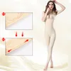 Body Shaper Women's Binders and Shapers Full Length Bodysuit Plus Storlek S-3XL 100kg Midi Sleeve Slimming Belly Tummy Shap