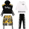 4 stycken Ny modetryck coola pojkar flickor kläder set bomull tshirt hip hop dance byxor sportkläder passar barn outfits6421077