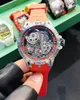 Wristwatches Men Watches Automatic Movement Waterproof Leather Strap Male Clock 47mm Excalibur 461