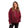 Kvinnor Batwing Sleeve Hoodies Hooded Sweatshirts Sport Utomhus Höst Vinter Solid Pullover Kläder med Pocket Coat LJJA2898