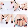 Na025 5pcs / set Dotting Pen Nail Dot Gel Polsk Builder DIY Nail Art Design Nail Manicure Painting Drawing Tool Set