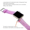 Sangle pour Apple Watch 42mm 44mm Bande de bling de silicone transparente transparente pour iWatch 38mm 40mm