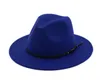 Kobiety Fedoras kapelusze szerokie brzegi zewnętrzne czapki retro western vaquero faux zamszowy kowbojski cowgirl sunshade hat3564507