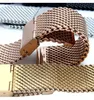 Rostfritt stål Milanese Mesh Watch Band Watchband Wrist Armband Strap 18 20 22 24mm276m