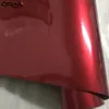 Premium Red Metallic Błyszczący Glitter Wrap Naklejki do samochodów Okładki błyszczące cukierki winylowe folie z Bubble Air Free