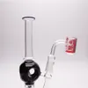 8in Hookah Glass Bongs with 1 clear bowl included & 1 clear Glass needle Global delivery