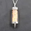 qimoshi Reiki Healing Crystal Ciondolo Bottiglia dei desideri Collana con catena maglione Ciondolo Lady Collana con personalità dal temperamento selvaggio