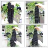 New Deep Wave Curl Weaving Hair Weft Human Hair Mix Futura Synthetic Fiber Blended Curly Hair Weave Extension