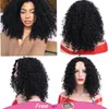 Wigs HOUYAN Afro Brown Hair Wig for Women Kinky curly Fake Wig Hair Accessories Heat Resistant Fiber
