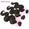 Glamoureuze Braziliaanse Haar Body Wave Golvend Hair Extensions 3 Bundels Best Selling 100G Virgin Peruviaanse Maleisische Indiase Remy Menselijk Haar Weeft