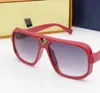 La última moda popular de venta para hombres / mujeres gafas de sol de diseñador placa cuadrada marco de combinación de metal de alta calidad anti-UV400 con caja