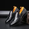 loafers läder skor män svart formella skor för män bröllop skor män mode soulier homme scarpe uomo eleganti calcados masculino schuhe
