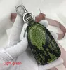 Frete Grátis Luxo Snakeskin Keycase Couro Mulheres e Homens Chave Carteiras Chave Carro Controle Remoto Chave Tamanho 10/5/3 Cm